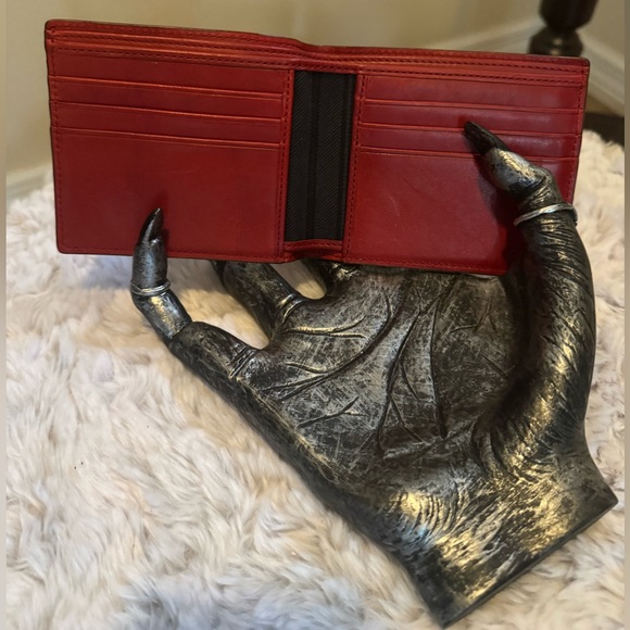 Coach Red Leather compact wallet - Picture 7 of 8